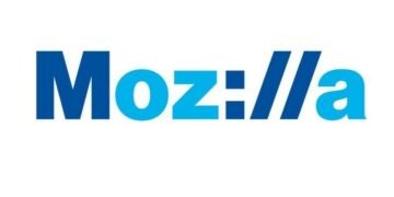 Mozilla logo on light grey background