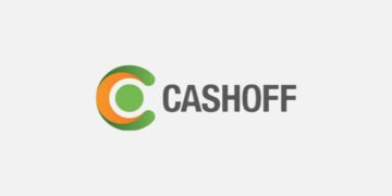 Cashoff logo on grey background