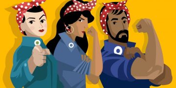 A group of socially and gender equal entrepreneurs setting up a social enterprise together