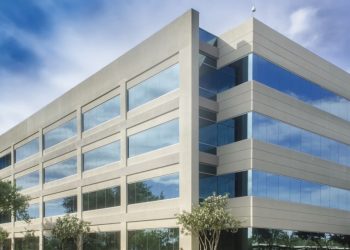 Literal example of a business structure, that being an office building