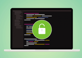 A screen showing open source code on a computer screen