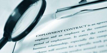 A paper version of a standard UK employment contract that meets all requirements of UK employment law