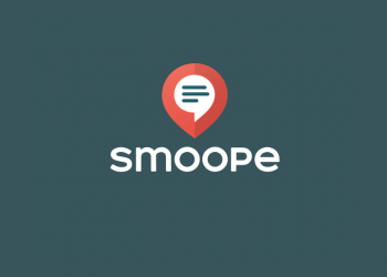 smoope logo on brand colour background