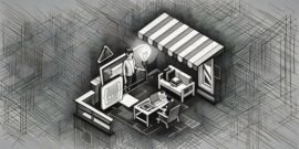 A social media team working together to solve a crisis in the office