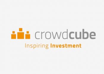 Crowdcube logo on a light grey background