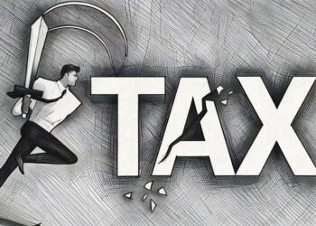 Entrepreneur using a sword to slice through the word tax, symbolsing how entrepreneurs can use tax reliefs to cut taxes arising from company sale