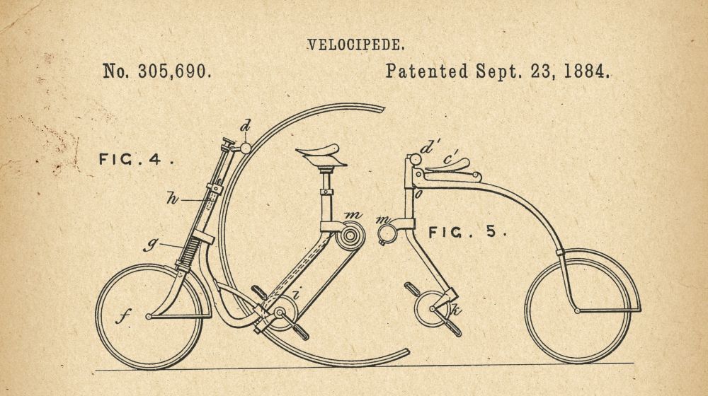 first bicycle patent