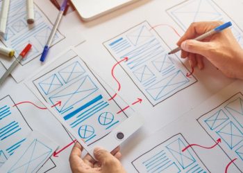 User flow diagrams showing how importance user journeys are