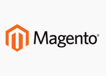 The Magento eCommerce provider logo on a light grey background