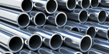A set of reflective steel tubes from an EU supplier