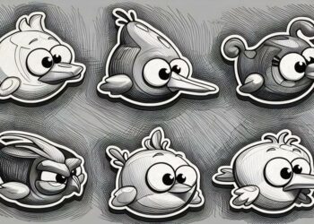 A group of angry birds mobile game characters made by rovio