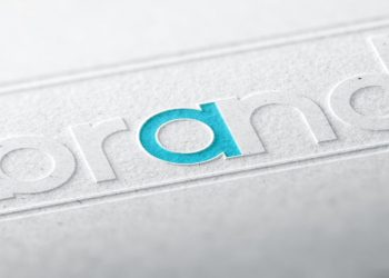 The word brand on a piece of paper, demonstrating how easy to it can be to rebrand