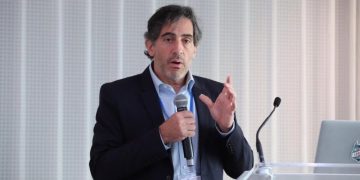 Juan Pablo Tripodi speaking LATAM Tech day in London