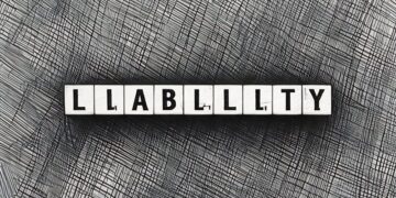 The word liability in block format