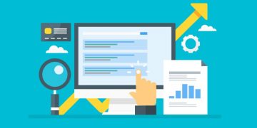 A series of google listings highlighting the paid search results as an example of how PPC works