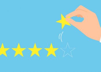 Stars being picked by a cartoon hand symbolising the standard process of employee appraisals