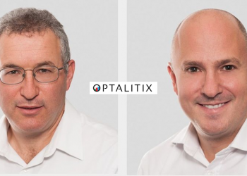 Profile shots of the two Optalitix founders