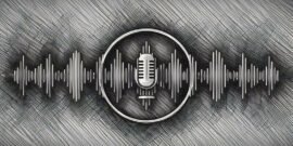 Digital microphone as a literal symbol for tone of voice from a marketing POV