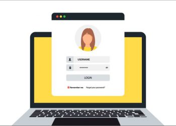 A graphic of a user login for standard cloud software