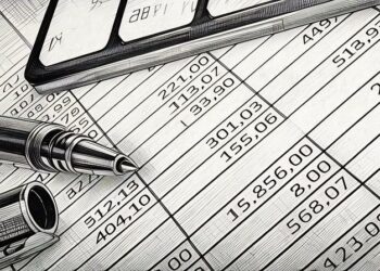 A spreadsheet showing monies owed in the form of invoices to a business owner, considering invoice discounting as a solution