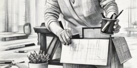 A dismissed employee gathering things and leaving the premises after constructive dismissal proceedings
