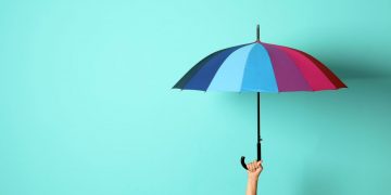 An umbrella representing how professional indemnity insurance can protect your business