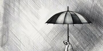 An umbrella representing how professional indemnity insurance can protect your business