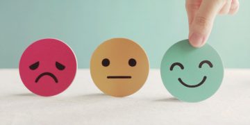 Smiling symbols representing improving employee health