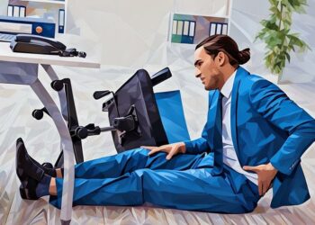 Employee injures self falling off chair, fortunately to protect him and his employer theirs employer liability insurance in place