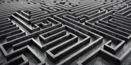 A complex maze with no way out