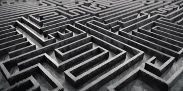 A complex maze with no way out