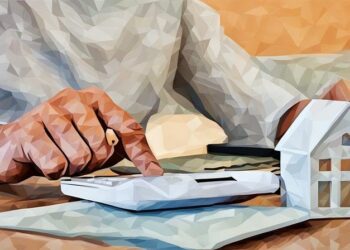 A landlord calculating the amount of rent insure