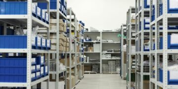 A stock room packed with expensive products a small business needs to keep in supply, this stock definitely needs insuring