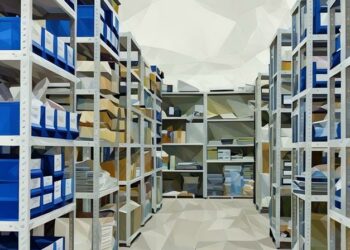 A stock room packed with expensive products a small business needs to keep in supply, this stock definitely needs insuring