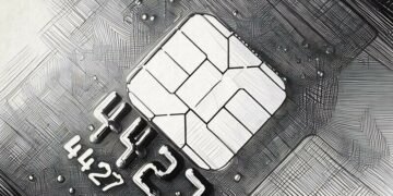 A debit card up close symbolising how payment processing technology works