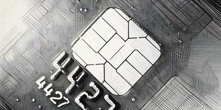 A debit card up close symbolising how payment processing technology works