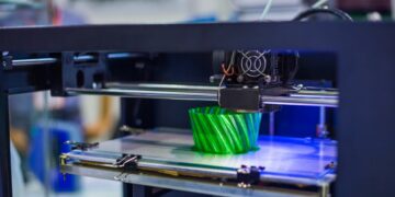 3D printer in action