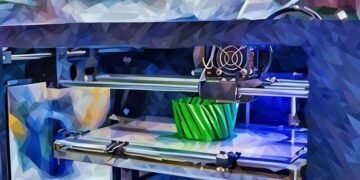 3D printer in action