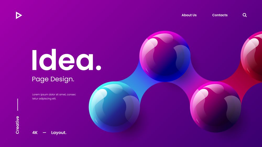 Mockup of a trustworthy website design