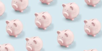 A series of piggy banks representing the range of investments that are available