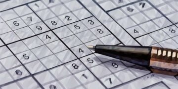 Sudoku puzzles being solved