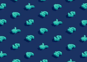 Yen and pound symbols patterned across