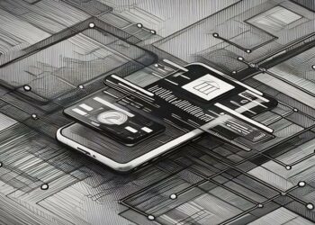 A mobile banking application open on a mobile phone