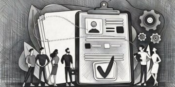People operating an HR system