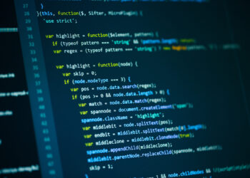 Software computer programming code background