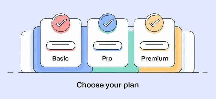 Different subscriptions plan models (pricing, services...)