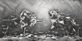 Graphics of the classic forex trading market icons