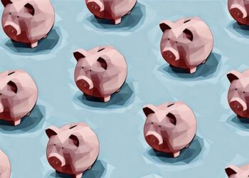 A series of piggy banks representing the range of investments that are available