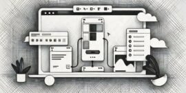 Different types of UX design options showing on screen