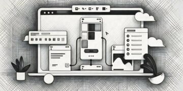 Different types of UX design options showing on screen